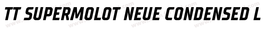 TT SUPERMOLOT NEUE CONDENSED LIGHT字体转换